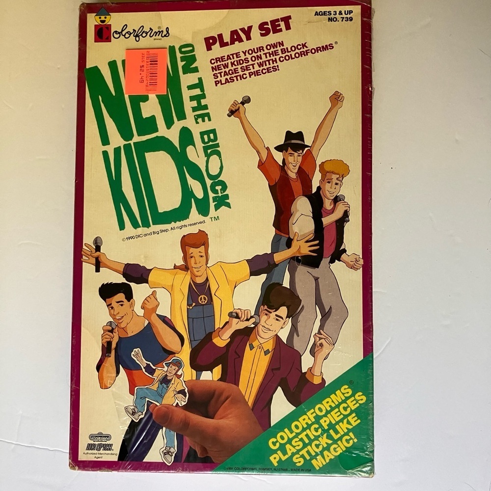 New Kids on the Block colorforms